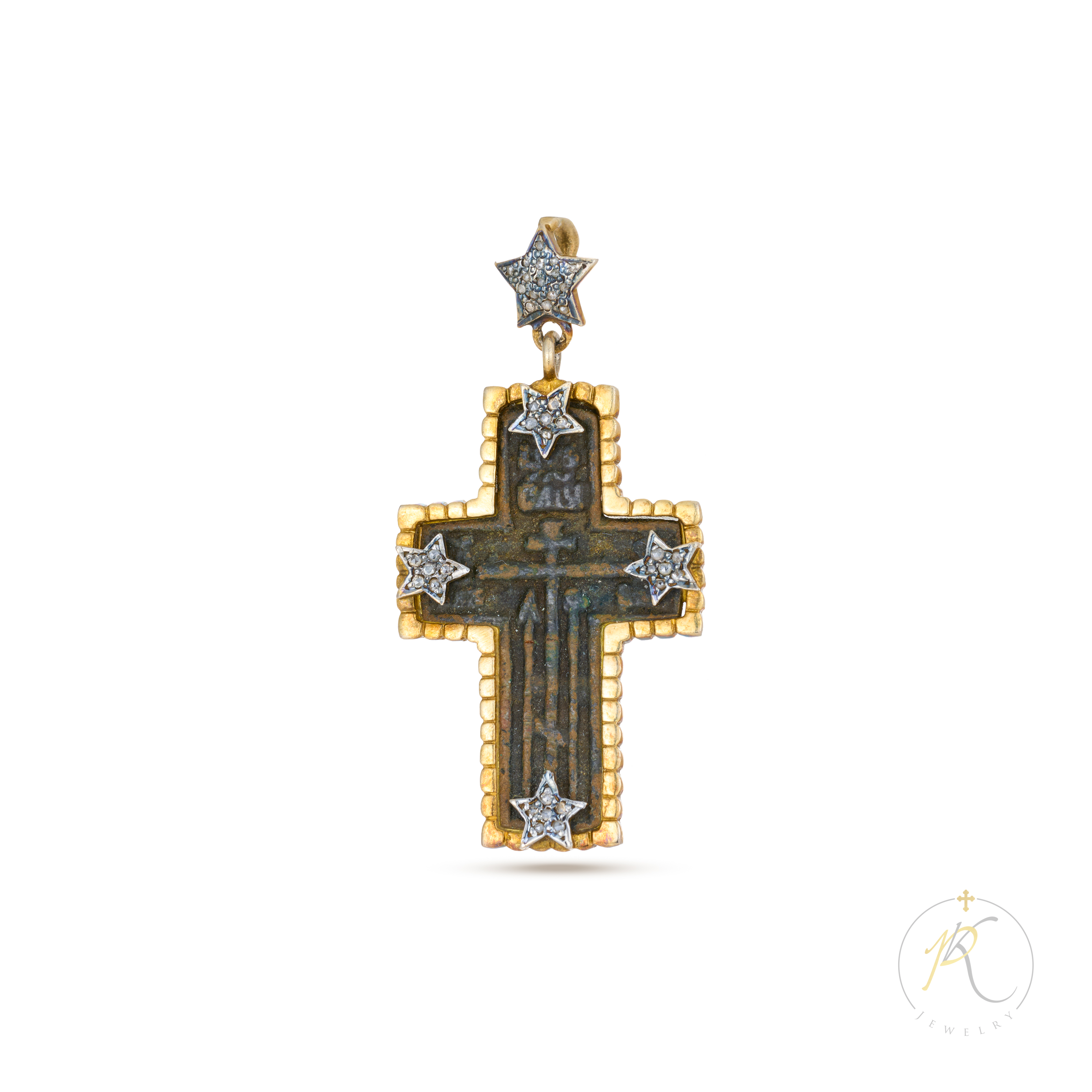 18K & Diamond Historical Artifact Cross